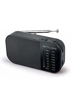 Radio Portable MUSE M-025 R – Analogique, FM/MW, Haut-parleur Intégré - vue 3