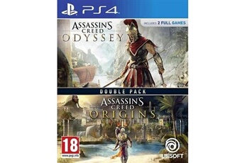 Acheter Double Pack Assassin's Creed Odyssey + Assassin's Creed Origins PS4 Très bon état - 34,20 € Double Pack Assassin's Creed Odyssey + Assassin's Creed Origins PS4 Très bon état - Ubisoft reconditionné disponible sur Darty