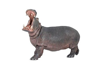 figurine de collection sylvanian figurine hippopotame adulte gris