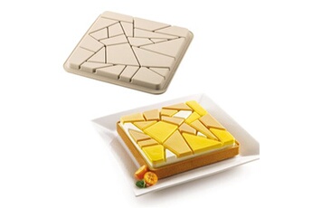 plat / moule silikomart kit tarte liberty 20 cm - - beige - silicone