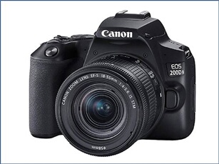 EOS 200D II Kit 18-55mm IS STM Noir