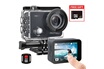 Akaso Caméra Sport V50X SE 4K30FPS 20MP WiFi 4X Zoom Écran Tactile Support External Mic Avec 32Go Carte mémoire Noir photo 1