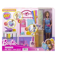 Coffret Barbie Boutique Création Poupée Mannequin