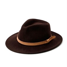 Chapeau de chasse John Muir T60 à 61 Marron