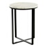 Table d'appoint en marbre blanc MICA DECORATIONS Farah, H45 cm | Leroy Table d'appoint en marbre blanc MICA DECORATIONS Farah, H45 cm | Leroy