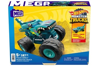 autres jeux de construction mega bloks jeu de construction hot wheels wrex monster truck