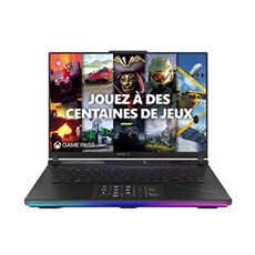 ROG SCAR 16 G634JY 16" WQXGA 240hz Intel Core i9 13980HX RAM 64 Go DDR5 2 To SSD GeForce RTX 4090 TGP 175 W Noir