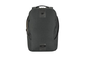 sac à dos pour ordinateur portable wenger sac à dos mx eco light - pour pc portable 16'' et pochette tablette 10'' - gris charbon