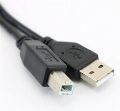 Cable d imprimante USB 2.0 USB A vers USB B Cable d imprimante PC Compatible avec HP, Dell, Canon, Epson, Lexmark, Xerox, Brother, Samsung, Pixma