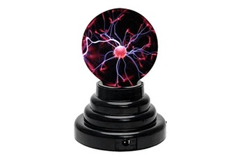lampe d'ambiance goeco lumière de boule de plasma,, boule magique lamp, pour cadeaux de noël, 14.5*8cm