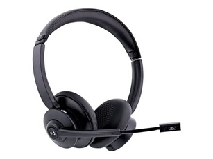 T'nB ACTIV 1000X with microphone and charging base - Micro-casque - sur-oreille - fréquence/Bluetooth radio de 2,4 GHz - sans fil - noir