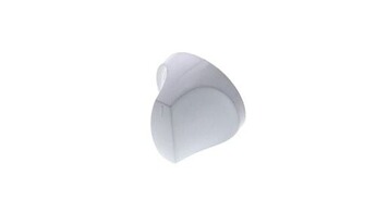 Manette four Sogelux , manette four blanc gama 40*28 12h 6mm 24mm