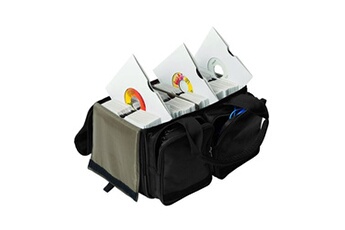 valises, rangements et supports dj magma bags 45 record bag 150 black sac cd et vinyle