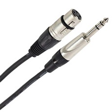 Câble XLR Femelle - Jack Mâle Stéréo 6m Easy Câble Micro