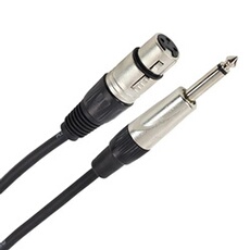 Câble XLR Femelle 3b - Jack Mâle Mono 3m Easy Câble Micro