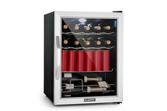 Réfrigérateur 1 porte KLARSTEIN Mini frigo - Beersafe XL Mix It - Réfrigérateur bar - 60L - CEE D - Acier inoxydable