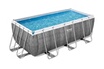 Bestway Kit piscine tubulaire rectangulaire Power Steel 4,12 x 2,01 x 1,22 m + Kit d'entretien Deluxe photo 2