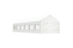 vidaXL Belvédère avec toit blanc 13,38x4,08x3,22 m polyéthylène photo 1