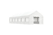 vidaXL Belvédère avec toit blanc 13,38x4,08x3,22 m polyéthylène photo 3