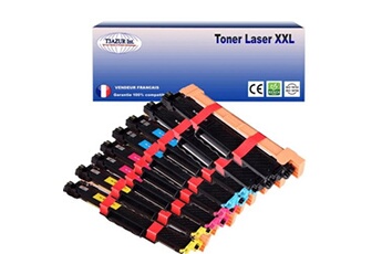 Toner T3AZUR 8 Toners compatibles avec TN247 pour Brother HL-L3270CDW, HL-L3280CDW (Noir+Couleur)