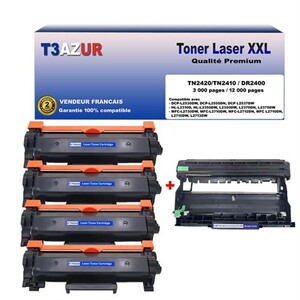 Bubprint Kompatibel 2 XXL Toner Und Trommel Für Brother TN2420 DR2400 Fuer Mfc L2710dw Mfc L2710dn Mfc L2750dw Hl L2310d Hl L2350dw Hl L2370dn Hl L2375 Bubprint Kompatibel 2 XXL Toner Und Trommel Für Brother TN2420 DR2400 Fuer Mfc L2710dw Mfc L2710dn Mfc L2750dw Hl L2310d Hl L2350dw Hl L2370dn Hl L2375