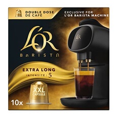 Café Capsules Extra Long Intensité 5 'or Barista La Boîte De 10 Capsules