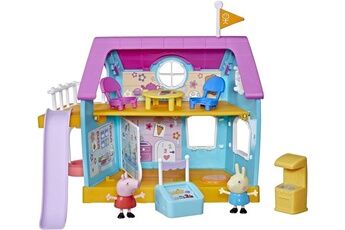 anglais:peppa pig peppa's club kids-only clubhouse jouet préscolaire ; effets sonores ; 2 figurines, 7 accessoires