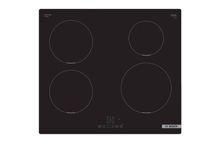 Plaque induction Bosch Serie | 4 PUE611BB5E - Table de cuisson à induction - 4 plaques de cuisson - Niche - largeur : 56 cm - profondeur : 49 cm - sans cadre - noir