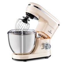 Robot ménager - Bella Mini - Robot culinaire - 1200W - 6 vitesses - 4L - Crème