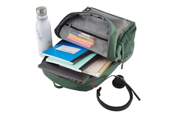 sac à dos pour ordinateur portable hp - campus - sac à dos pour ordinateur portable - 15.6" - gris, vert