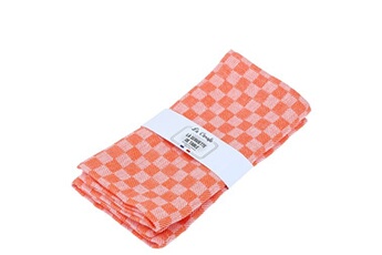 serviette de table la carafe ensemble de serviettes de table abricot orange 40x40x0.1cm