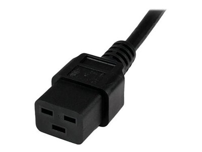 CABLEPELADO Shucko Câble Adaptateur Alimentation C14 Mâle Vers CEE7 Femelle - 100% Cuivre AWG18 - Noir 25 Cm