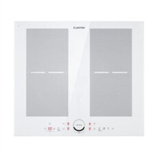 Table de cuisson - Delicatessa 60 - Plaque vitrocéralique - 7000W - Minuterie - Blanc