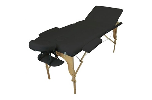 Table de massage Vivezen Table de massage pliante 3 zones en bois