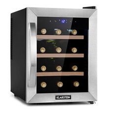 Acheter Cave à vin - Reserva 12 - Cave de service - 31L - 11-18°C - Porte vitrée - Noir et Gris Bon état - 195,99 € Cave à vin - Reserva 12 - Cave de service - 31L - 11-18°C - Porte vitrée - Noir et Gris Bon état - Klarstein reconditionné disponible sur Darty
