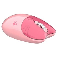 GENERIQUE - Souris Bluetooth - 3 Boutons - 1200 DPI - Rose