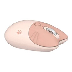 GENERIQUE - Souris sans fil M3 - Bluetooth 5.0 - 1200 DPI - Rose