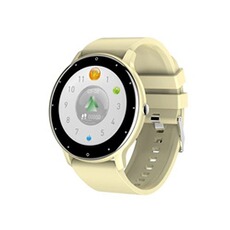 Montre connectée GENERIQUE Montre bracelet LINFE sport intelligente à écran rond 220mAh Jaune