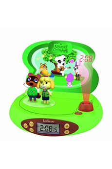autre jeux éducatifs et électroniques lexibook réveil projecteur - lexibbok - animal crossing multicolore