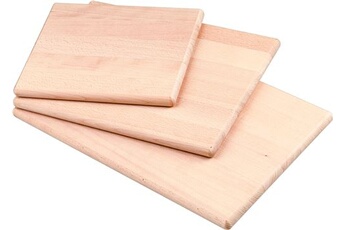 planche à découper stalgast planche à découper en bois lisse 250 x 300 mm - - - bois 300x250x20mm