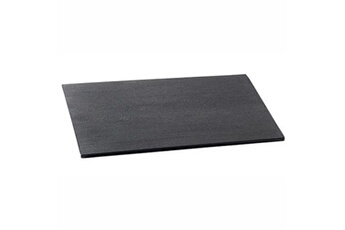 planche à découper pujadas planche de présentation effet bois gn 1/3 - 325 x 176 mm - - noir - mélamine