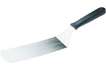 ustensile de cuisine stalgast spatule angulaire l 370 mm - - - inox 280x90xmm