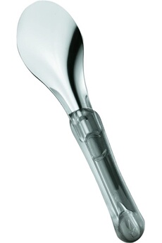 ustensile de cuisine stalgast spatule à glace inox manche transparent l 260 mm - - - inox