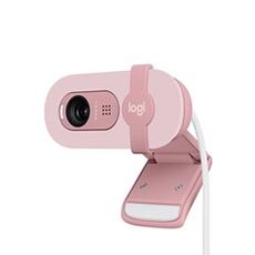 Brio 100 Webcam Full HD avec confidentialité, Correction automatique de l''éclairage, USB-A - Rose
