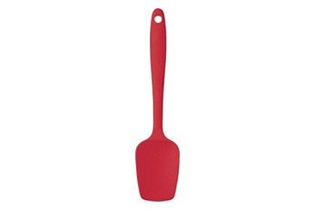 accessoire de cuisine vogue mini spatule et cuillère en silicone rouge 200 mm