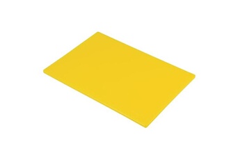 accessoire de découpe hygiplas planche à découper jaune 45x30x1,2cm