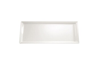 vaisselle materiel ch pro plateau rectangulaire blanc en mélamine (h)30 x (l)650 x (p)265 mm