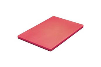planche à découper materiel ch pro planche à découper rouge 450 x 350 x 20 mm basse densité hygiplas