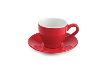 vaisselle olympia tasse à expresso 100ml rouge x 12