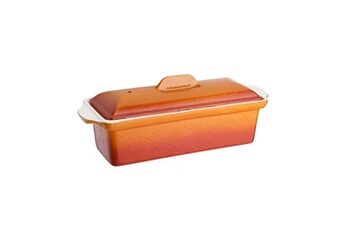 ustensile de cuisine vogue terrine en fonte 1,7 litres orange